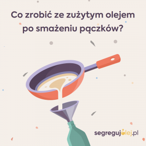 Segregacja oleju po smażeniu pączków